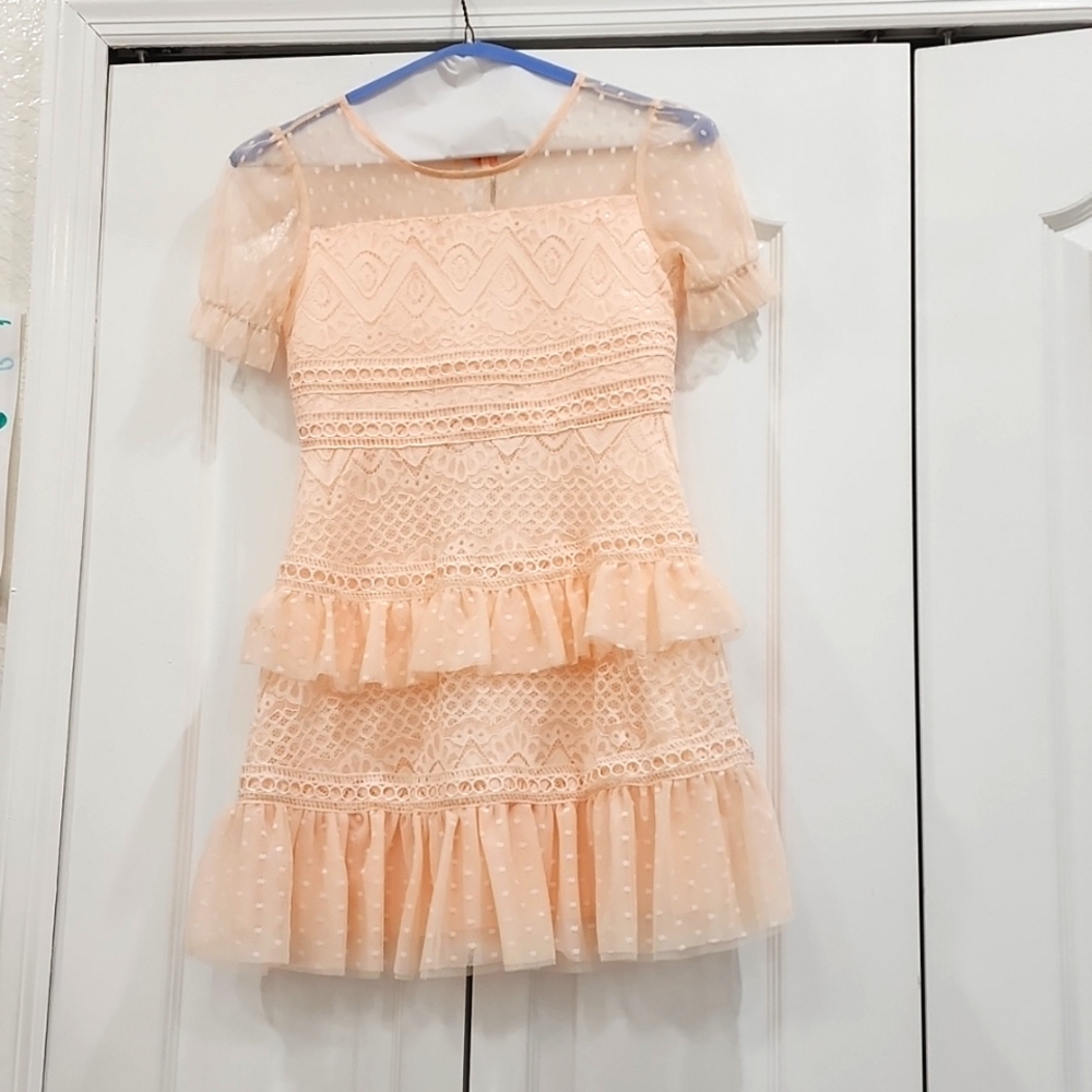 Girls Peach dress